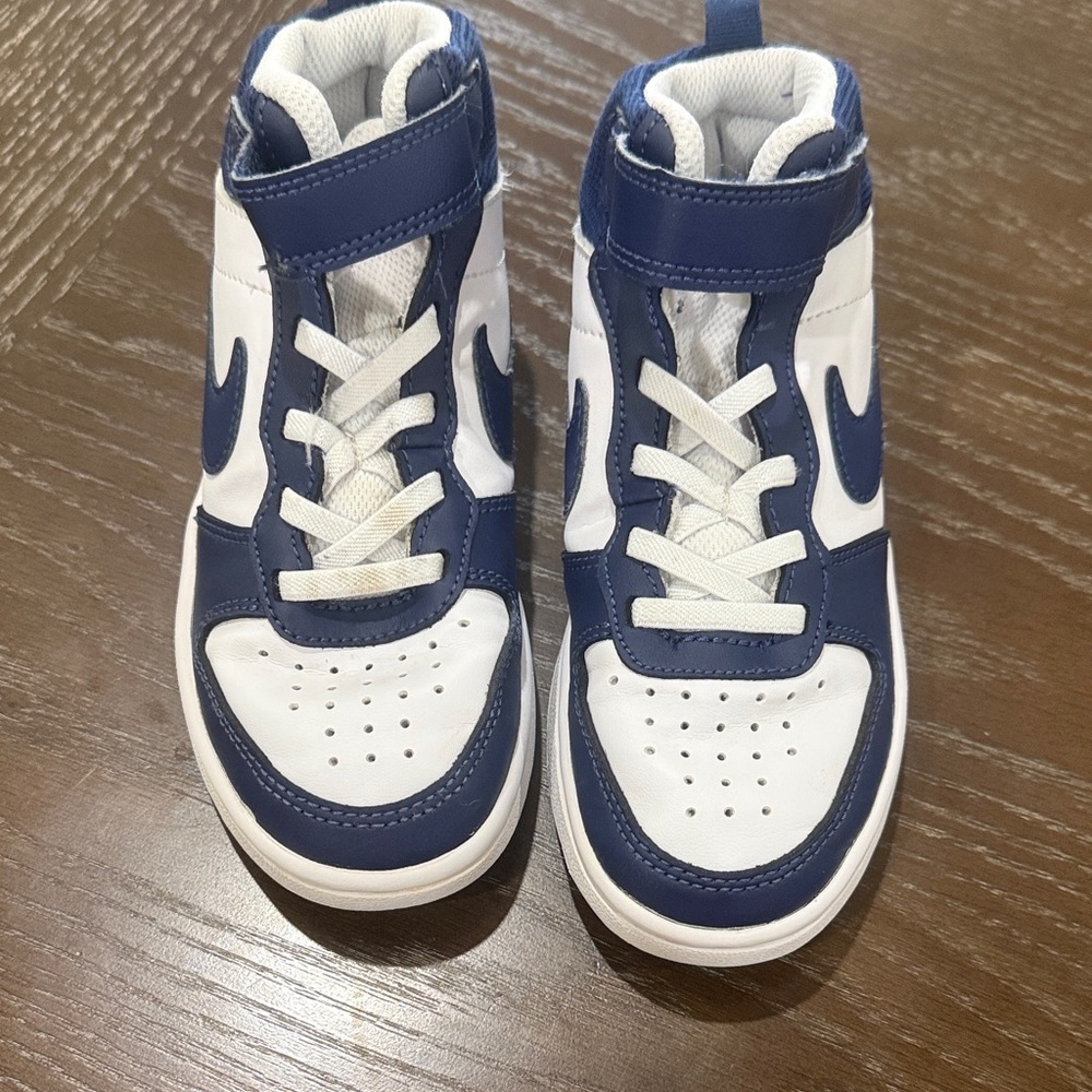 Nike Kids Navy and White Sneakers